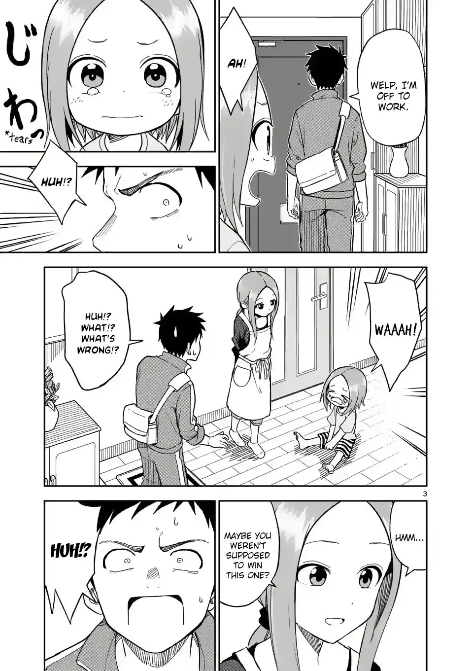 Karakai Jouzu no (Moto) Takagi-san Chapter 159 3